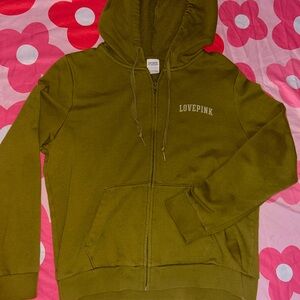 PINK Victoria's Secret Green Hoodie